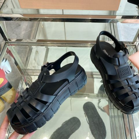 Sandal rọ nữ mi.u mi.u*