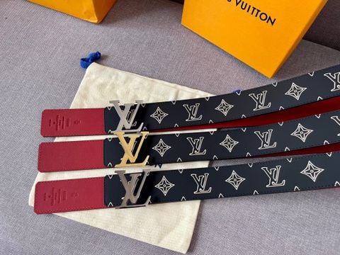 Belt nam LV* dây hoạ tiết Monogram Dây da sử dụng được cả hai mặt đẹp và tiện lợi cao cấp