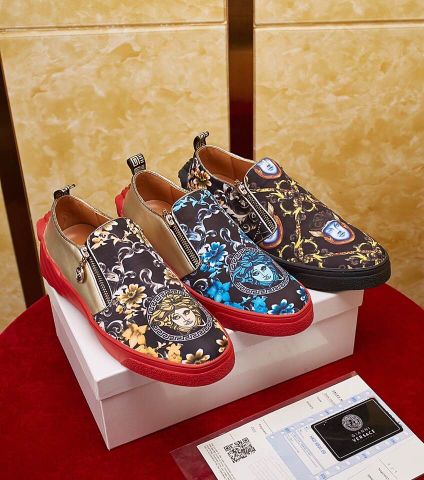 Slip on versace hoạ tiết hàng độc đẹp