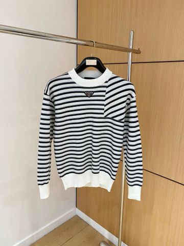 Áo len nam PRADA* kẻ ngang đẹp cao cấp