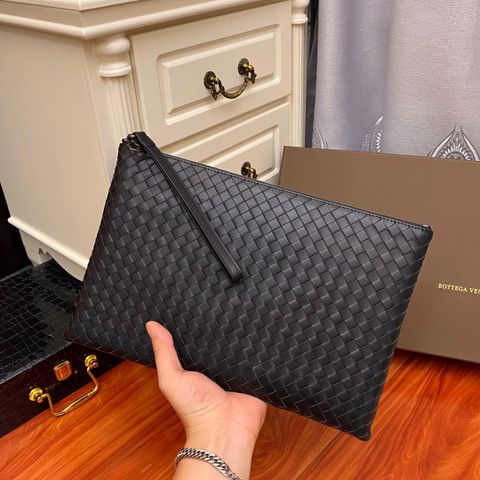 Clutch BV Bottega* nam nữ da bò đan sz 30cm hàng cao cấp