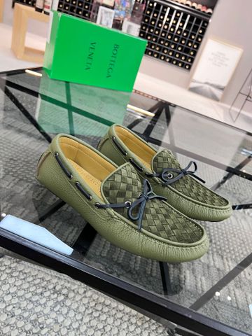 Giày lười Bottega* Veneta* SIÊU CẤP da bò trơn phối da lộn đan kiểu cực đẹp độc toàn màu đẹp