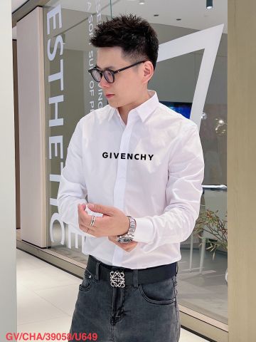 Sơ mi nam GIVENCHY* in chữ kiểu đơn giản chất đẹp SIÊU CẤP