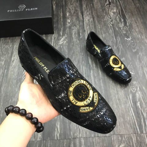 Giày âu lười philipp plein hàng độc đẹp chất