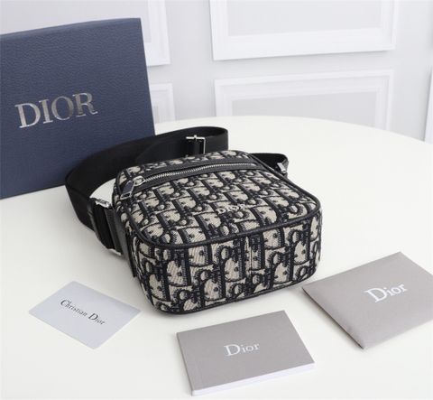 Túi DIOR* nam nữ sz mini hoạ tiết oblique 2 màu đẹp cao cấp