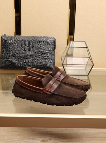 Giày lười zegna da lộn đẹp