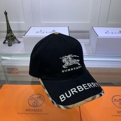 Mũ lưỡi trai BURBERRY nam nữ thêu logo