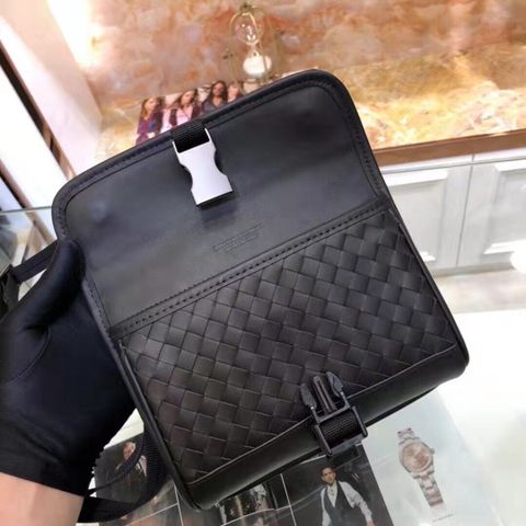 Túi nam Bottega* Veneta* da bò đan sz nhỏ 21cm