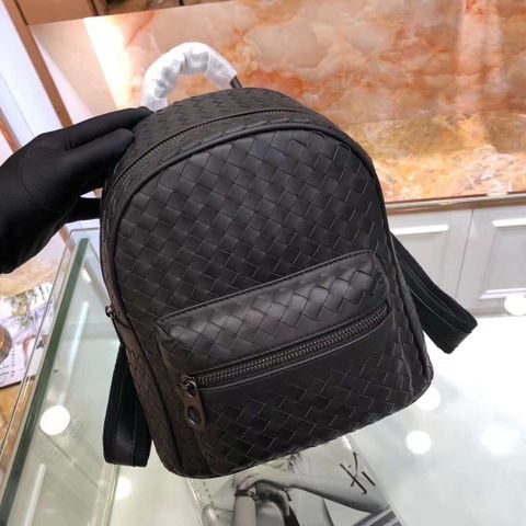 Ba lô Bottega* Veneta* nam nữ da đan đẹp SIÊU CẤP 27x24cm