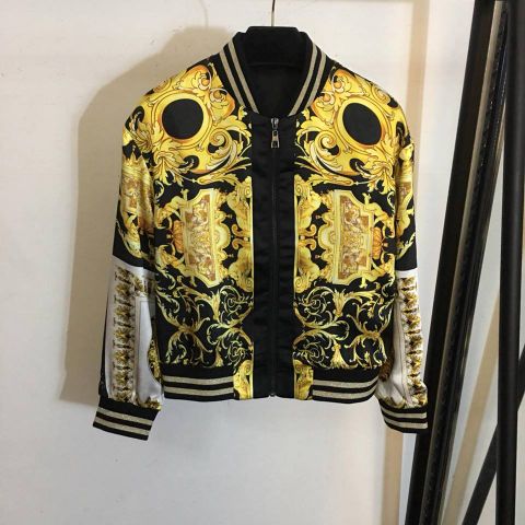 Áo bomber nữ hoa văn versace cực đẹp độc hàng xịn