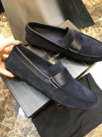 Giày lười zegna da lộn mịn đẹp siêu cấp chất chuẩn