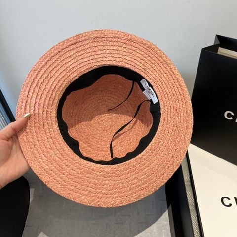 [NEW ARRIVAL] Mũ cói CHNEL*  dáng phẳng