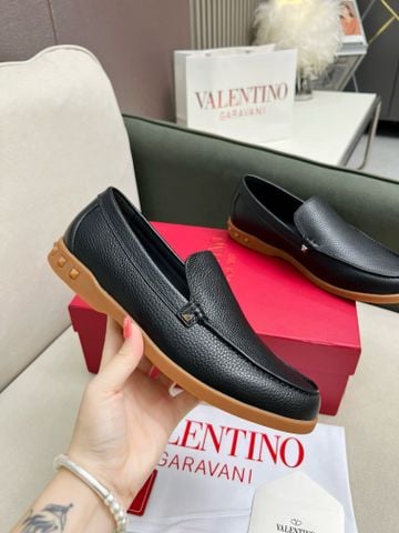Giày moccasin nam VALENTINO* da bò lỳ đế mềm cao cấp