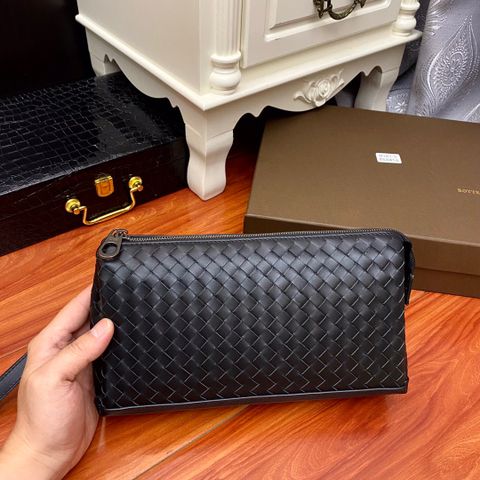 Clutch BV Bottega* nam nữ da bê đan chất mềm đẹp SIÊU CẤP