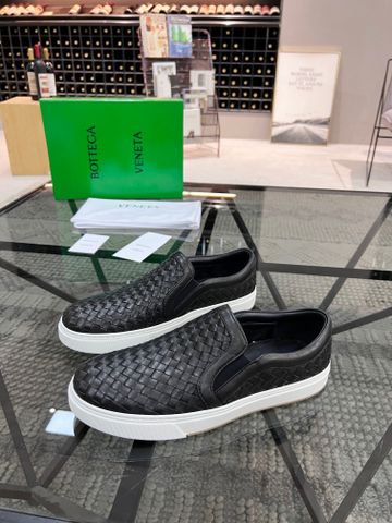 Giày slip on nam Bottega* Veneta* da bò đan mềm đẹp SIÊU CẤP