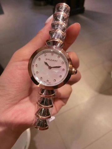 Đồng hồ nữ bvlgari dây kim loại hàng super
