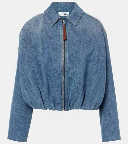 Áo khoác jeans nữ Loe*We* xếp li kiểu đẹp độc lạ VIP 1:1