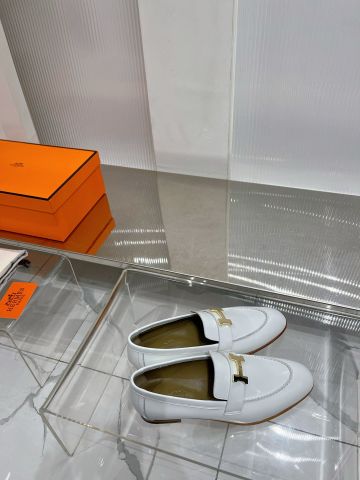 Giày nữ Loafer Hermes* da bê mềm đẹp xịn VIP 1:1