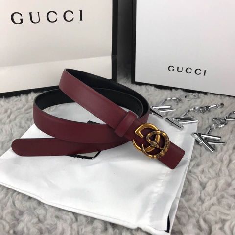 Belt gucci nữ mặt rắn