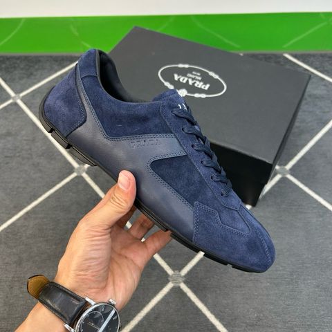 GIÀY NAM PRAD*  * SUEDE SNEAKER – NAVY LIMITED