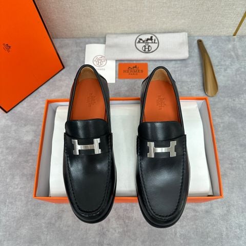 Khẳng định đẳng cấp tinh tế với đôi Giày nam Herme* Destin Grain Leather Loafers
