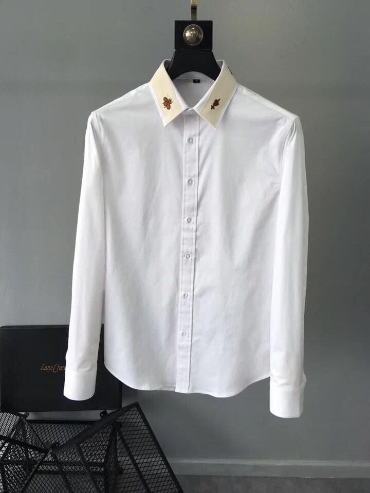 Mua Áo Sơ Mi Gucci Embroidered Cotton Shirt Men White Màu Trắng Họa Tiết  Size S  Gucci  Mua tại Vua Hàng Hiệu h075226