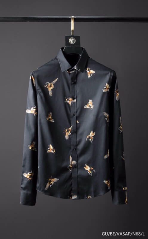 ÁO SƠ MI GUCCI THÊU VIỀN CỔ ĐỎ  Kens Store tổng buôn quần áo phụ kiện  Nam uy tín toàn quốc