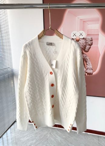 Áo cardigan len HERMES* nam nữ dệt hoạ tiết nổi len lông mịn đẹp sang VIP 1:1