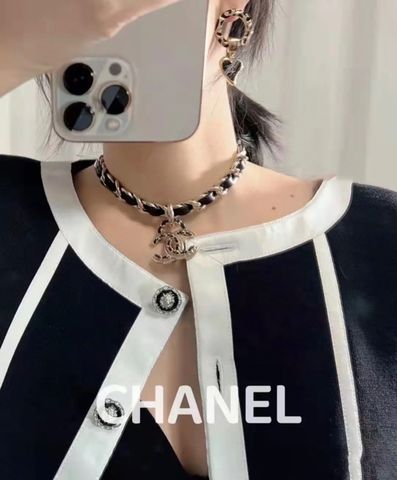 Vòng cổ chanel* xích mặt logo đẹp sang hàng độc