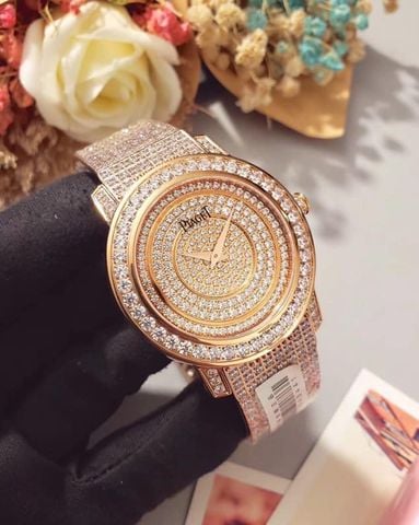 Đồng hồ nam nữ piaget nạm full kim