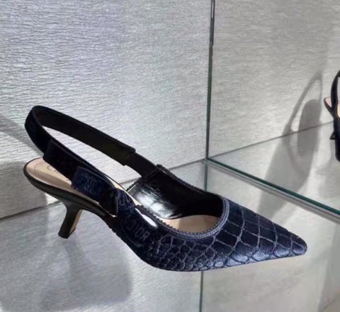 Giày cao gót Dior* chất nhung vân cá sấu mới siêu đẹp và sang có nhiều màu đẹp lạ loại cao 6cm 9cm và loại bệt mẫu mới nhất hàng SIÊU CẤP chất chuẩn nét