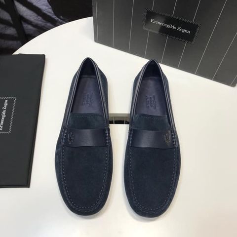 Giày lười da lộn zegna đẹp siêu cấp