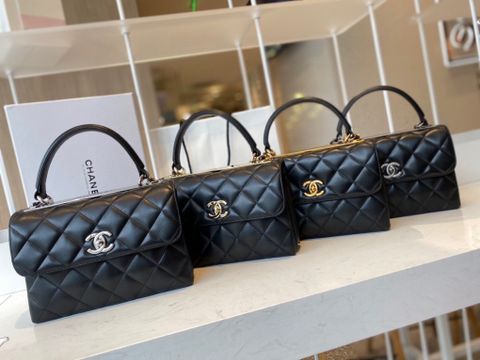 Túi xách nữ chanel* da cừu VIP 1:1 nẹp kim loại chất da xịn mềm đẹp