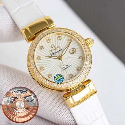 Đồng hồ nữ omega* Ladymatic De Ville – Khi vẻ đẹp trang sức gặp nghệ thuật thời gian