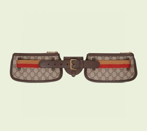 Belt bag / túi thắt lưng GUCCI* hoạ tiết logo canvas đẹp độc VIP 1:1