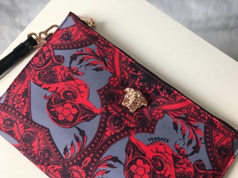 Clutch VERSACE nam nữ hoạ tiết đẹp độc 29cm có 2 màu