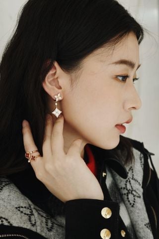 Khuyên tai L*V  Star Blossom banr VIP 1:1