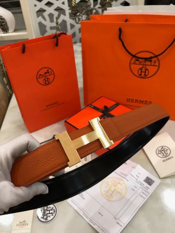 Belt nữ Hermes* dây da bò togo mềm cao cấp bản 3,2cm