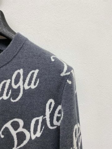 Áo len nam nữ Balenciaga* hoạ tiết chữ cao cấp