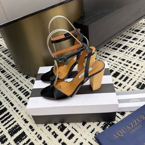 Giày cao gót AQUAZZURA* đế thô 8.5cm