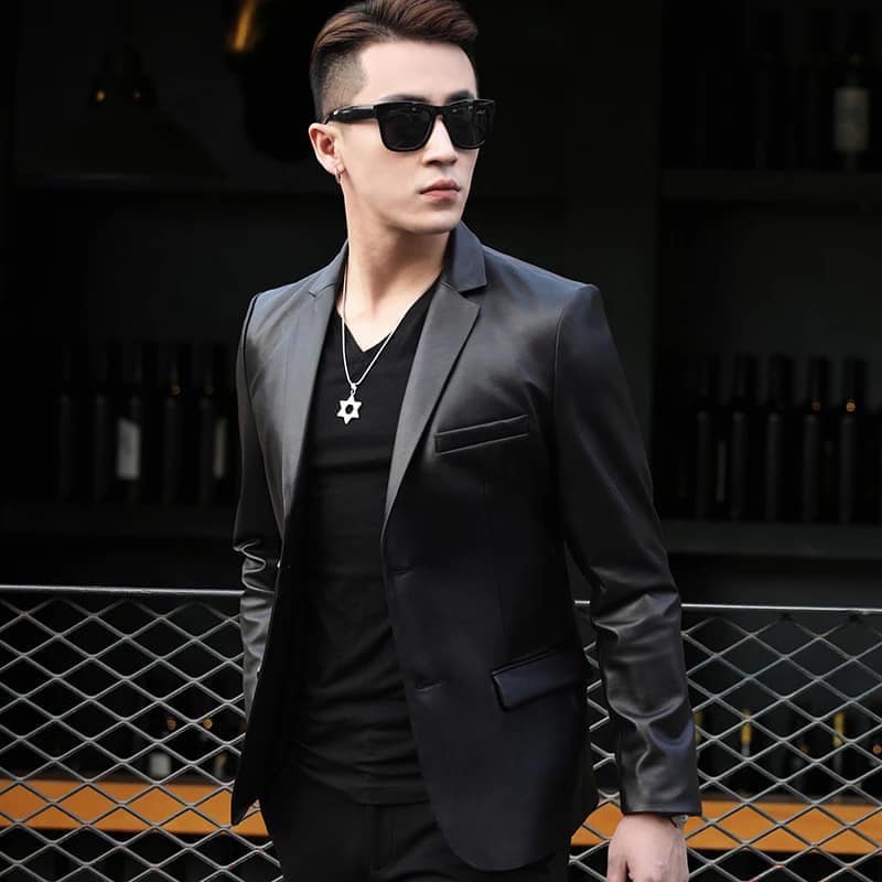 VEST DA THẬT NHẬP KHẨU NGUYÊN CHIẾC CHẤT LIỆU DA CỪU