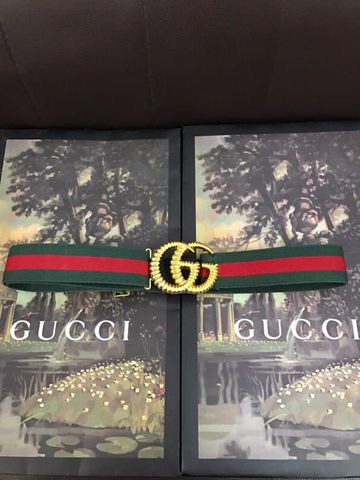 Belt gucci nữ mặt vàng dây dù