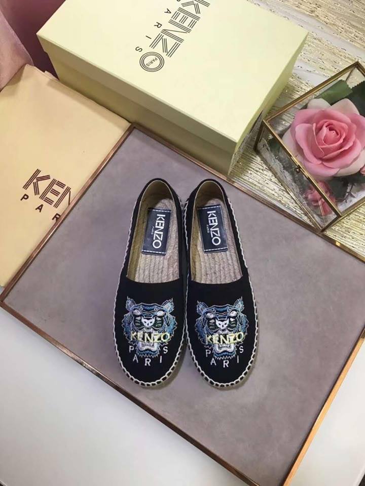 Gi y slip on kenzo nam n p th u u h c tr ng th ng hi u N