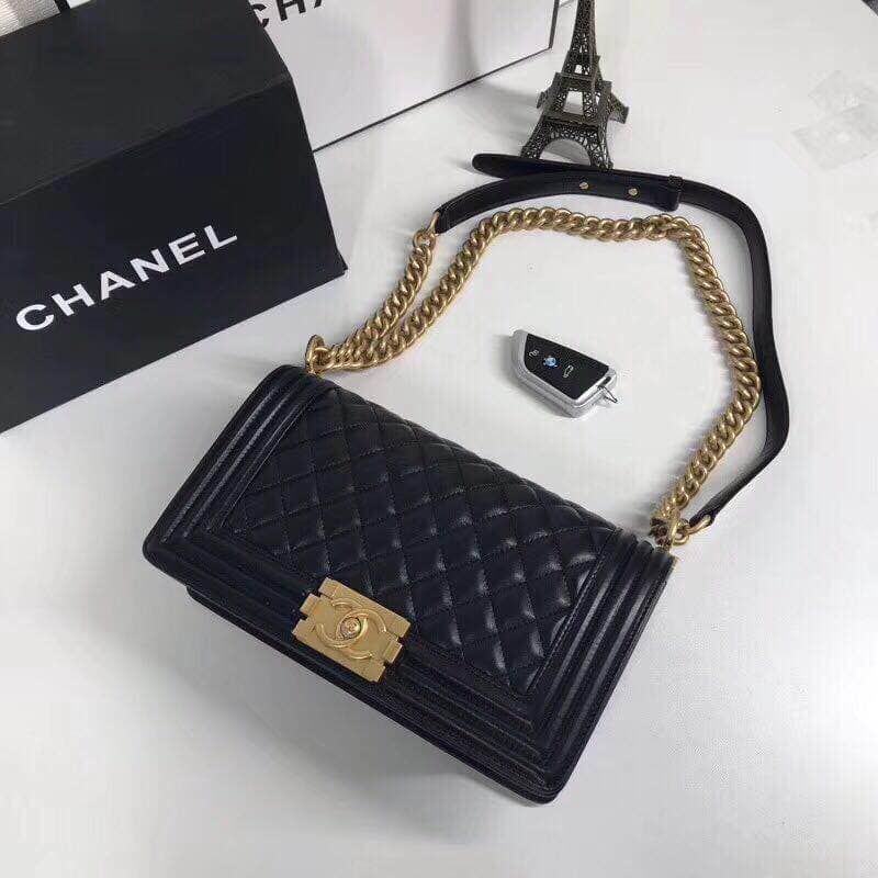 Túi Chanel Boy màu hồng 25cm best quality like auth 99  Ruby Luxury