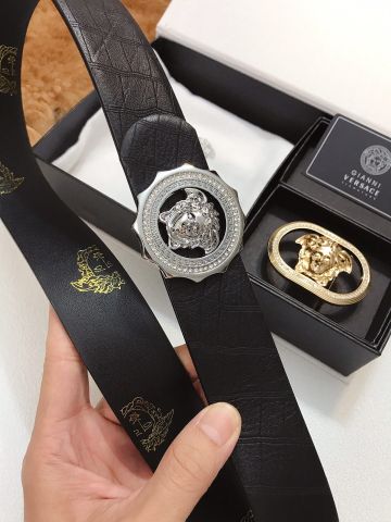 Belt nam VERSACE* bản 3,8cm set hộp gồm 2 mặt