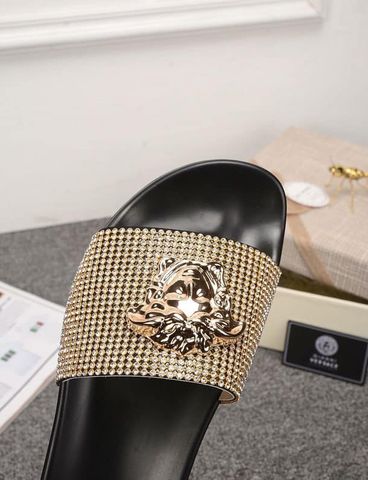 Dép nam nữ versace quai đính đá