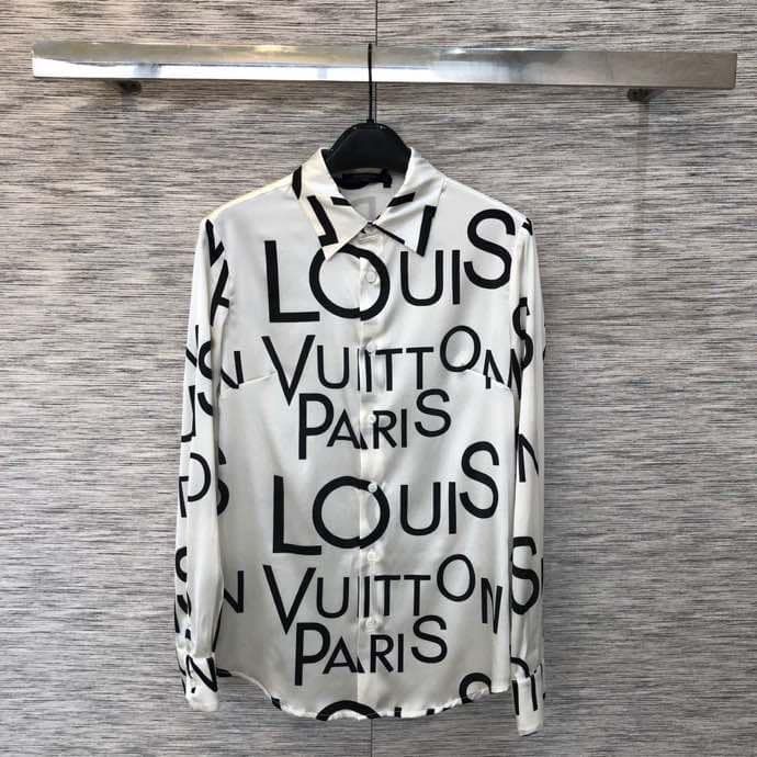ORDER Áo sơ mi Louis Vuitton phối màu loang