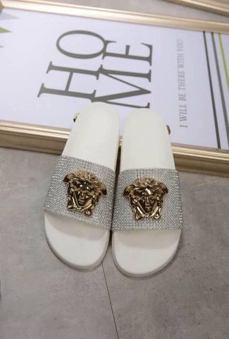 Dép nữ versace quai đính đá