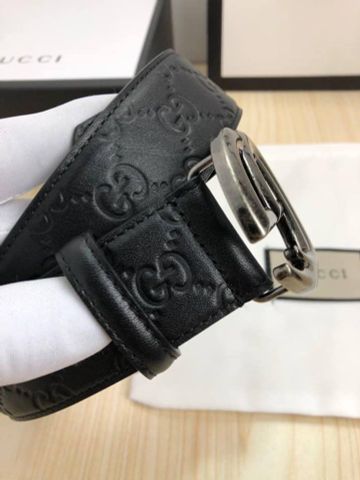 Belt gucci nam bản 3.8cm dây da dập logo đẹp