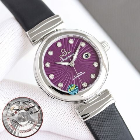 Đồng hồ nữ omega*  LADYMATIC – Đồng hồ nữ cơ tự động 34mm